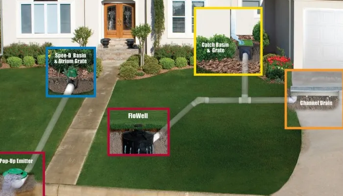 drainage solution diagram