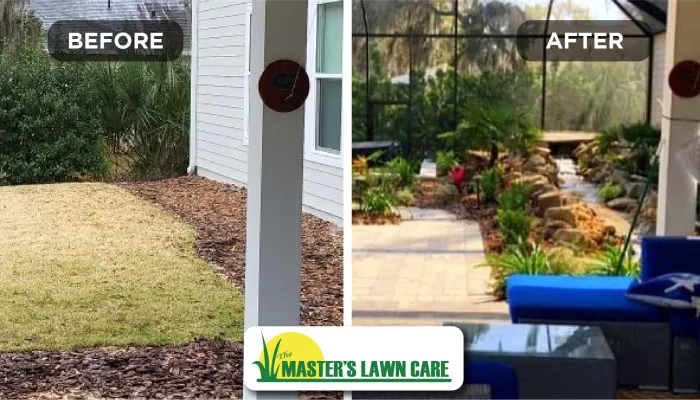 landscape renovation before and after