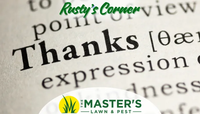 Rusty's Corner Gainesville and Saint Augustine. A thank you