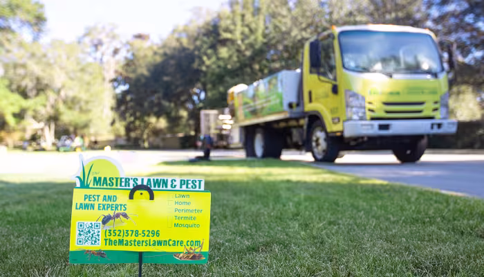 Palm Coast lawn care truck