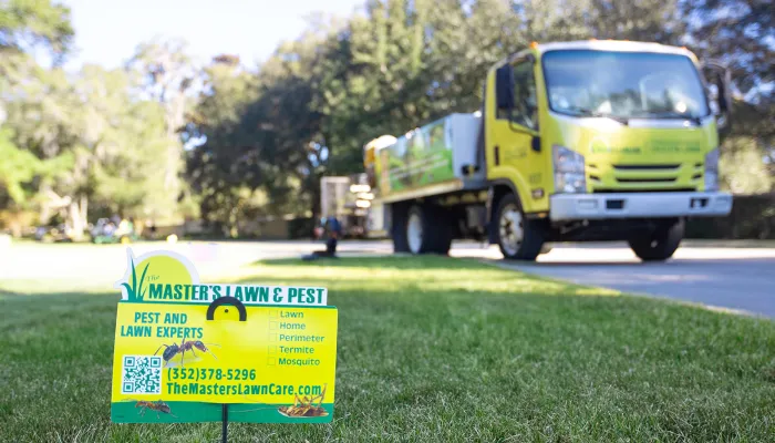Palm Coast lawn care truck
