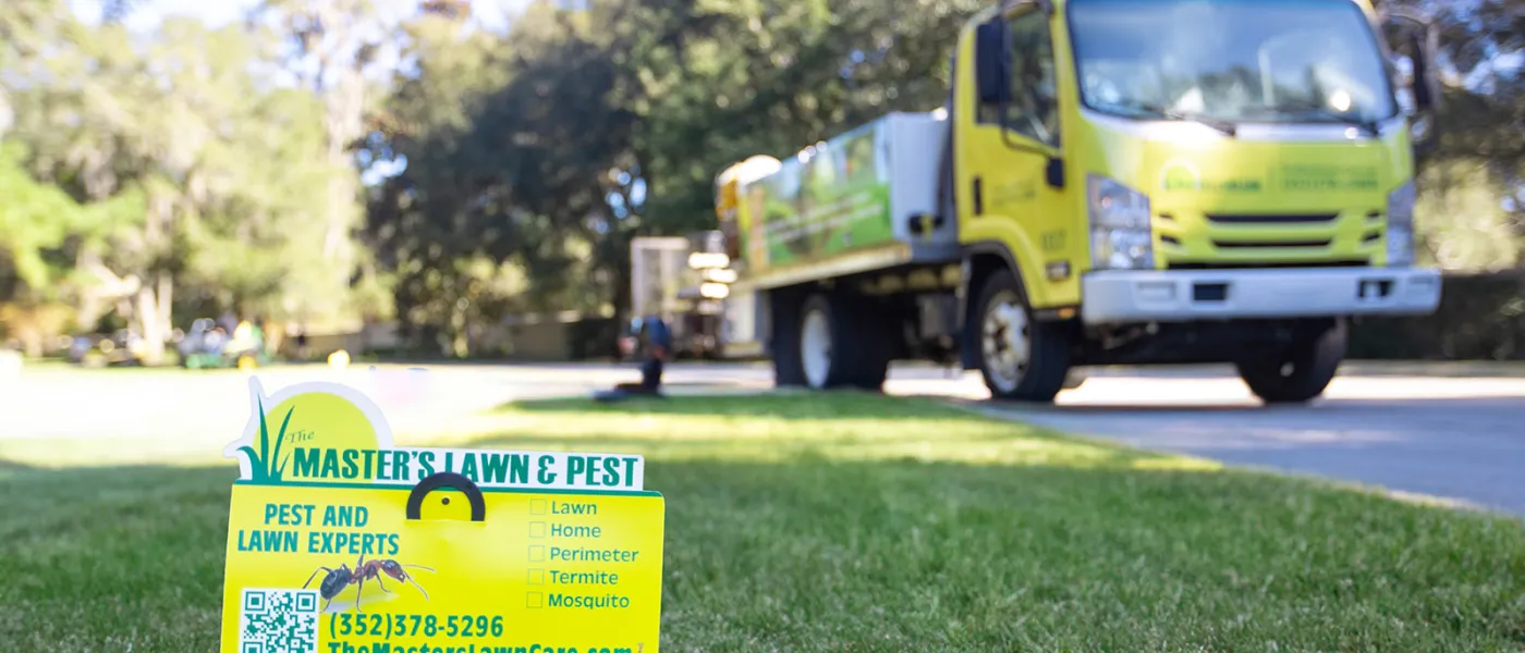 Palm Coast lawn care truck