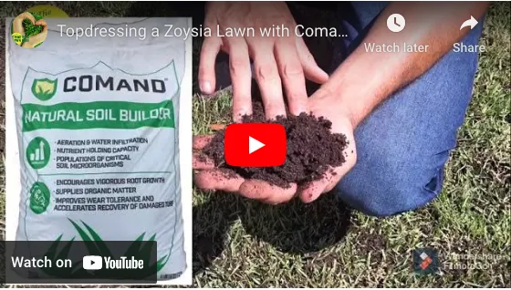 Youtube Vidso Topdressing a Zoysia Lawn