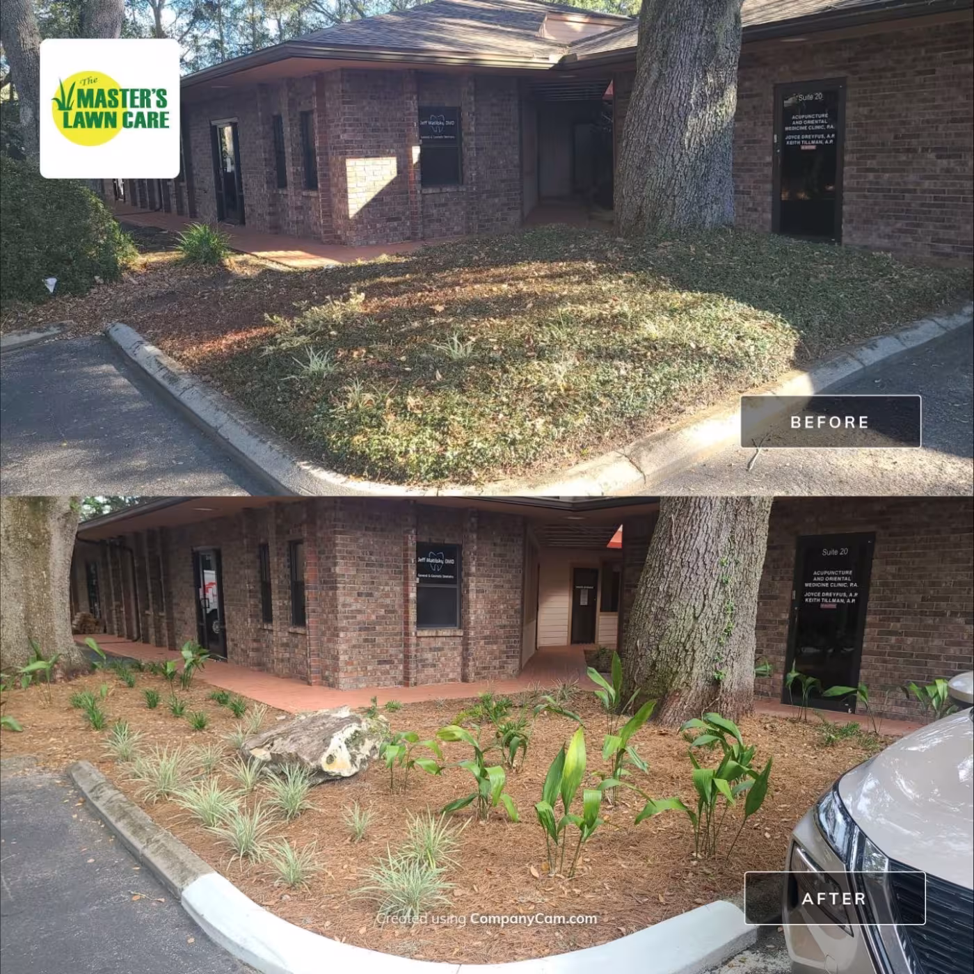 before and after project spotlight courtyard makeover