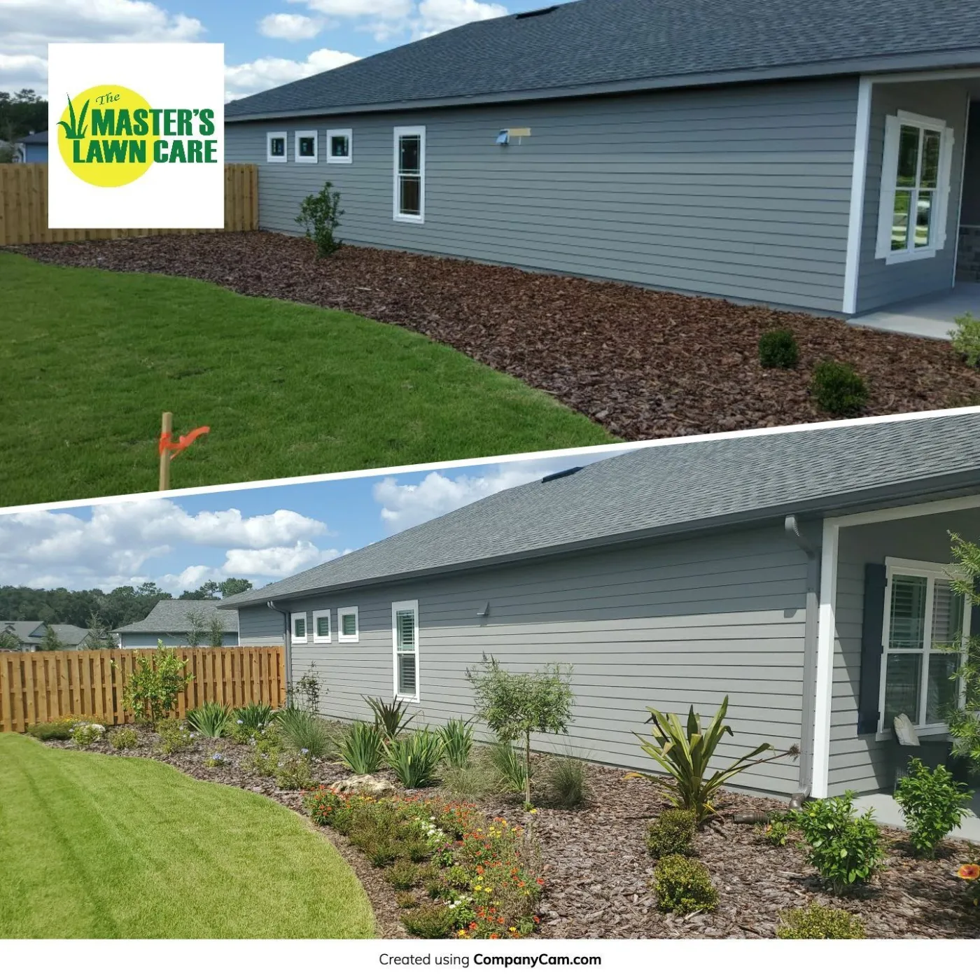 Lugano Subdivision Landscape Upgrade before and after