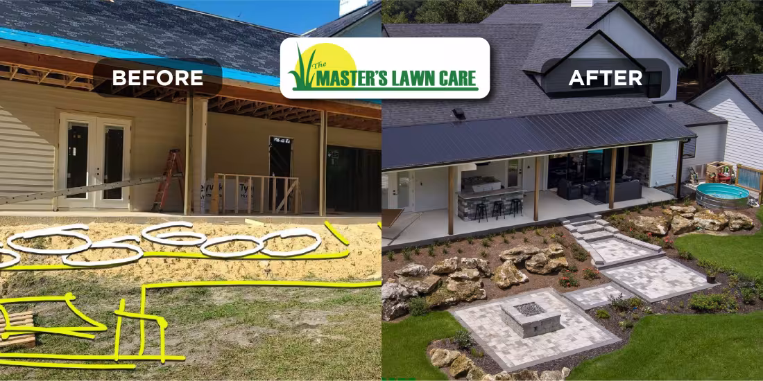 landscape renovation before and after