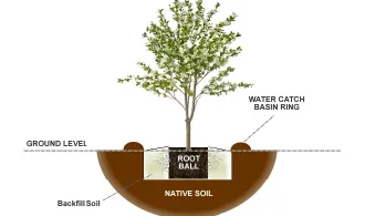 planting air pockets diagram