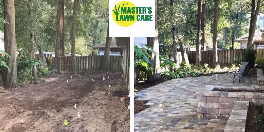 before and after backyard renovation