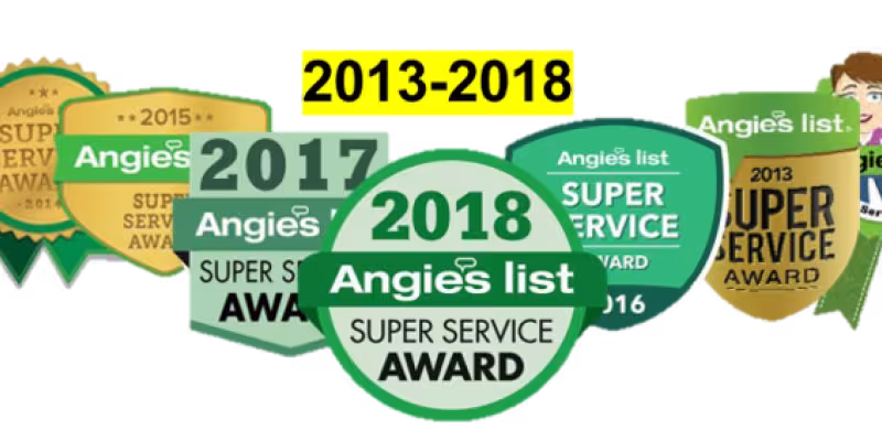 2013*2018 angies list service awards