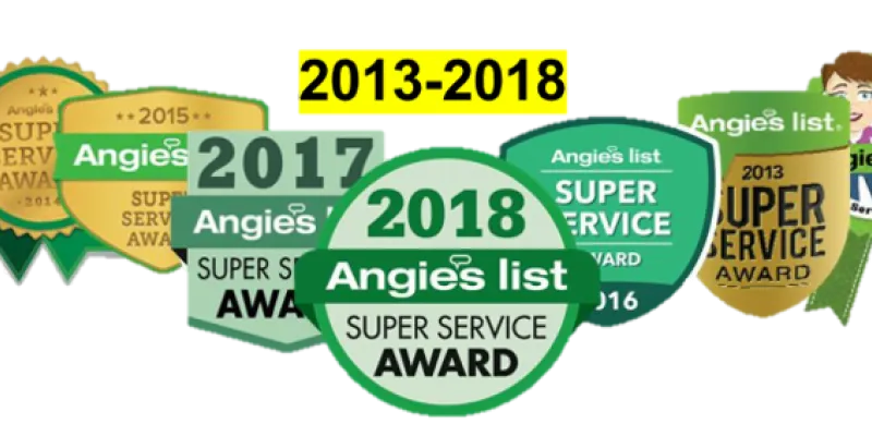 2013*2018 angies list service awards