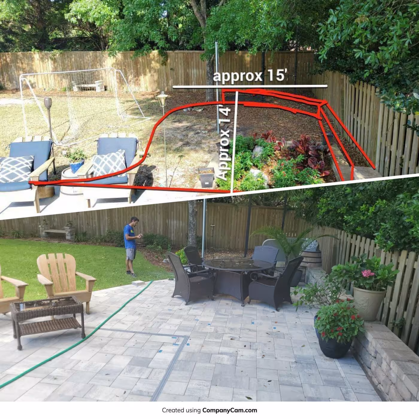 hardscape remodel plans