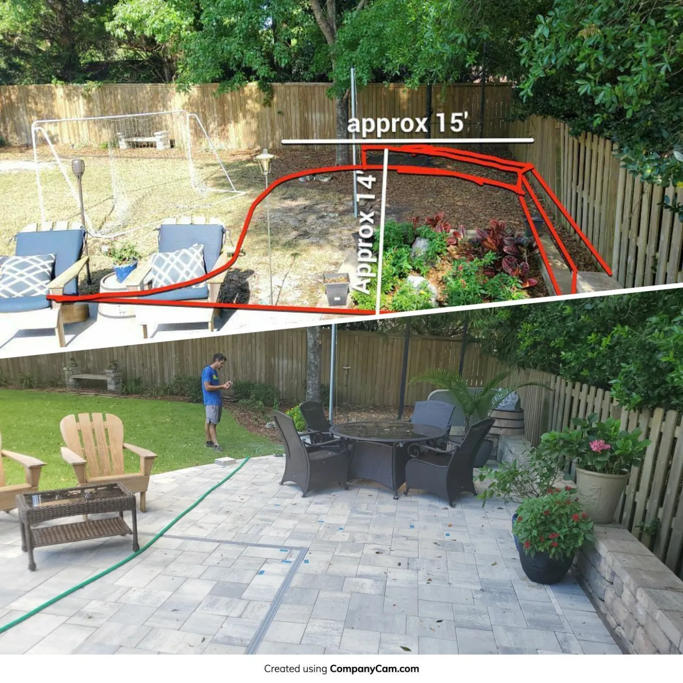 hardscape remodel plans