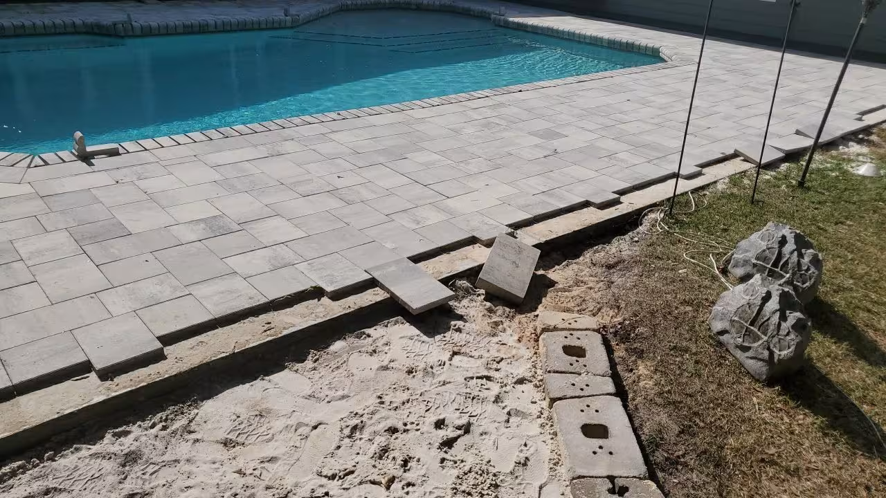 hardscape in progress