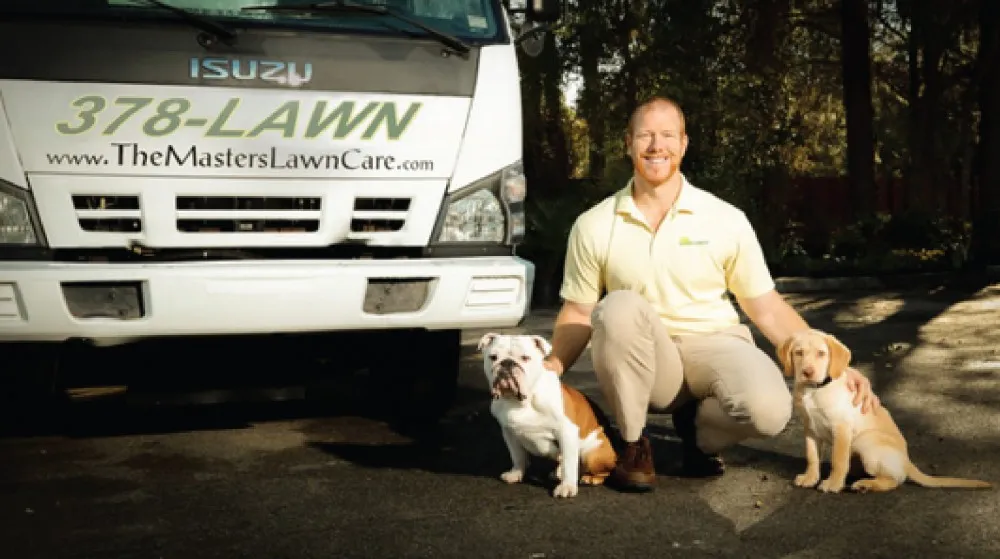 rusty with 2 dogs