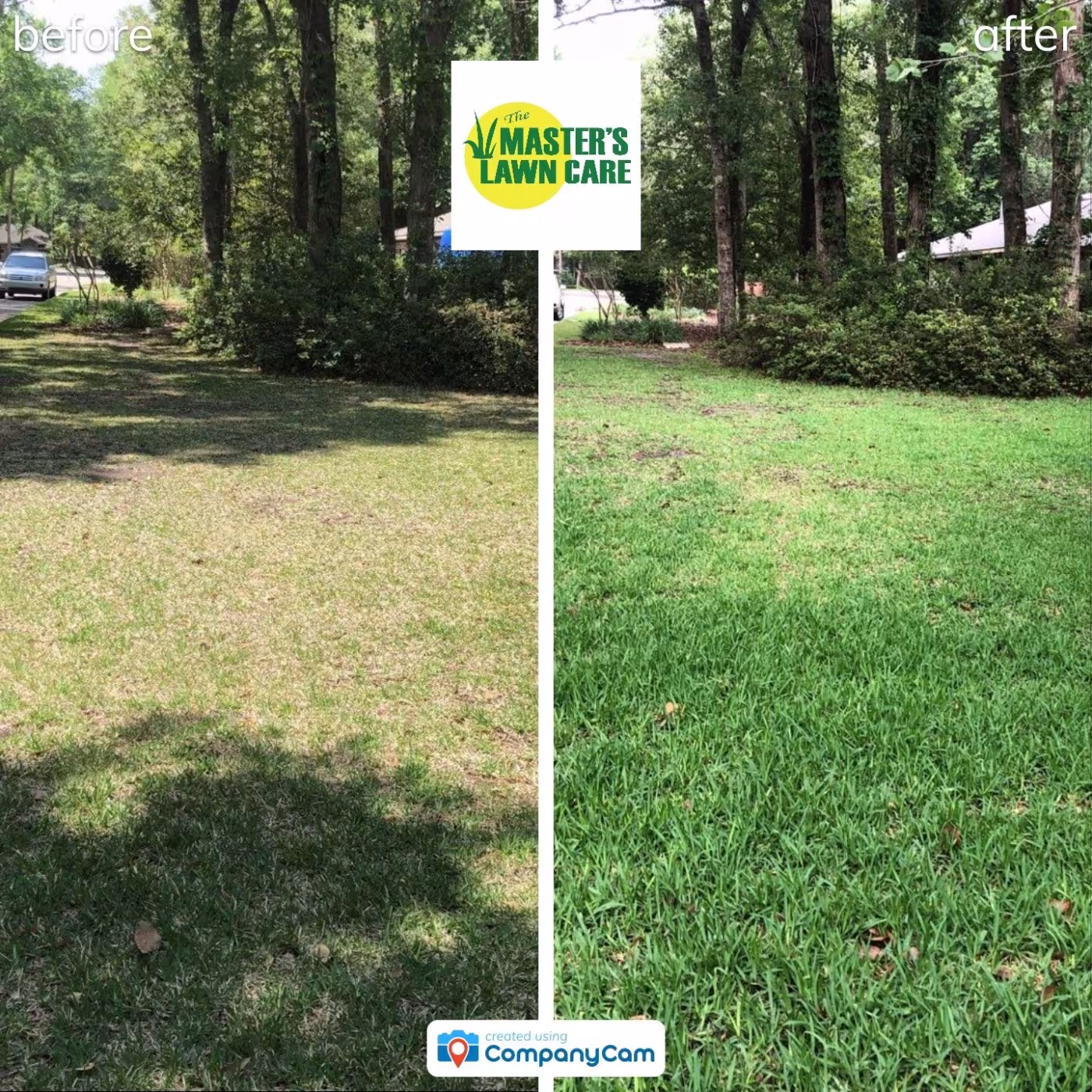 Lawn aeration and organic soil topdressing