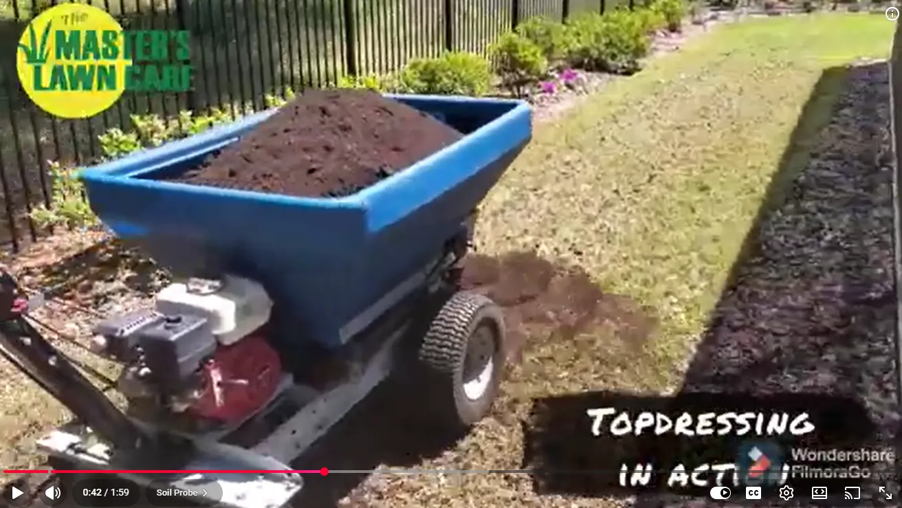 Topdressing in action screenshot